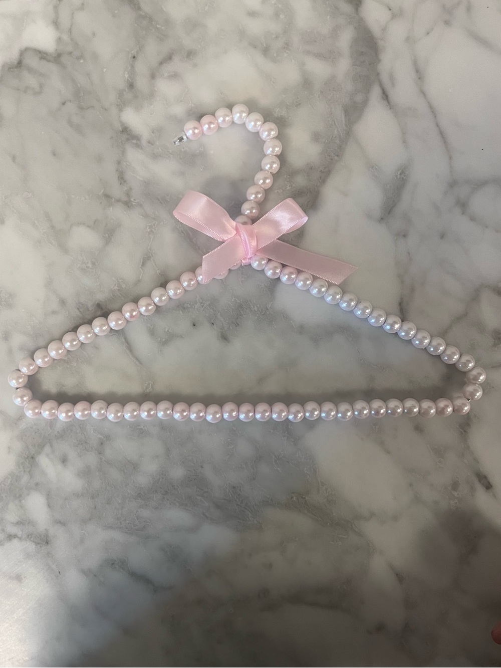 Pink Pearl Hanger with Bow